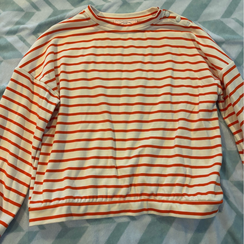 Buru Tangerine Stripe pullover